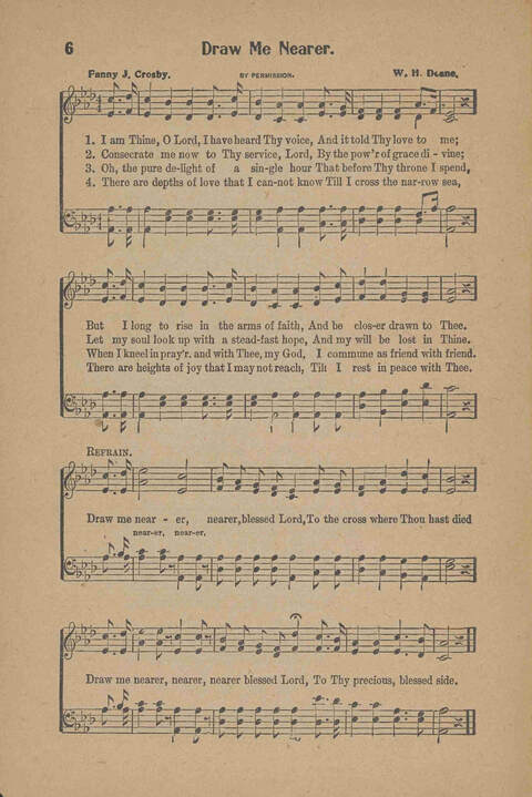 Songs for Soul-winning: for the Ohio Christian Endeavor Union page 6
