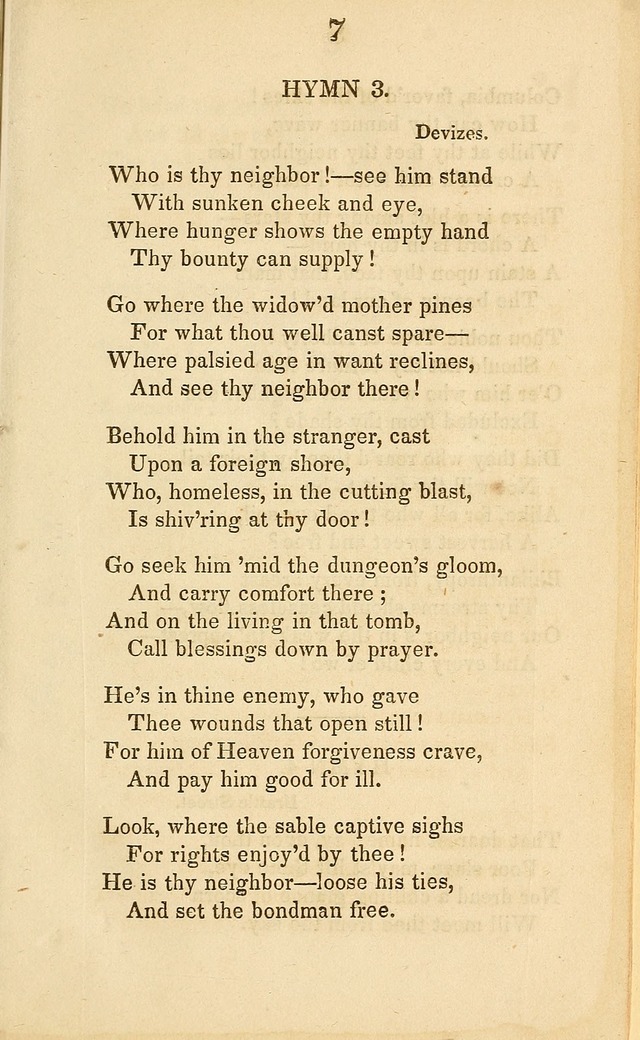 A Selection of Anti-Slavery Hymns: for the use of the friends of emancipation page 3