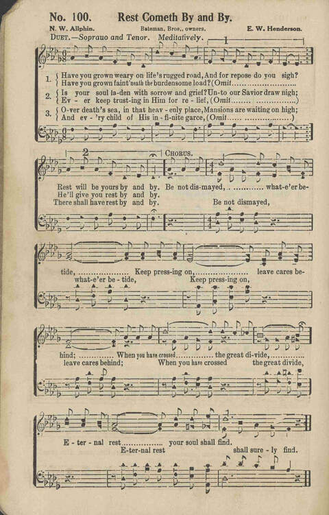 Signal Bells: for the song service page 100