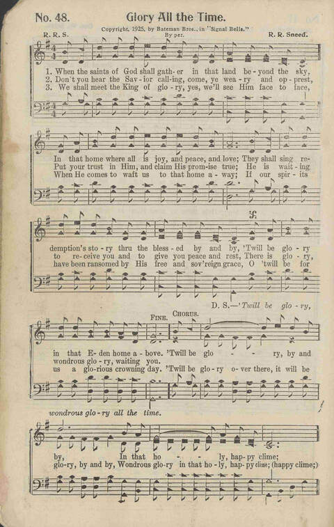 Signal Bells: for the song service page 48