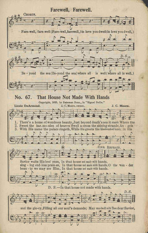 Signal Bells: for the song service page 67