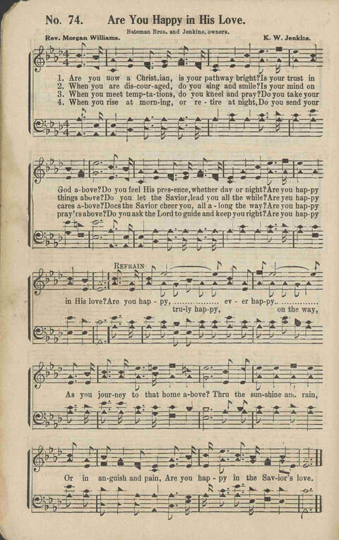 Signal Bells: for the song service page 74