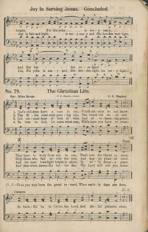 Signal Bells: for the song service page 79