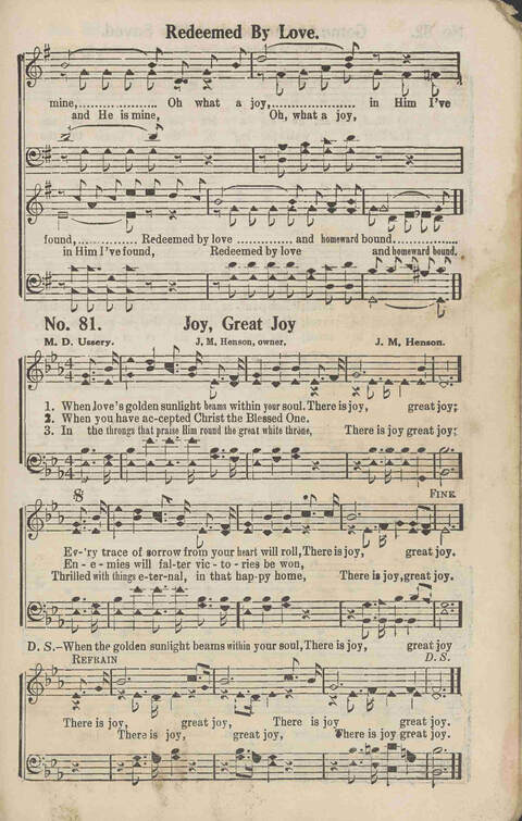 Signal Bells: for the song service page 81