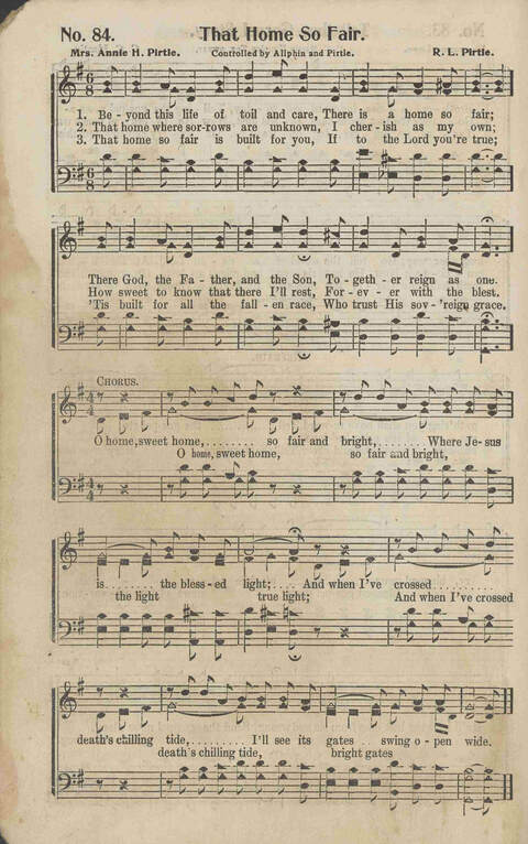 Signal Bells: for the song service page 84