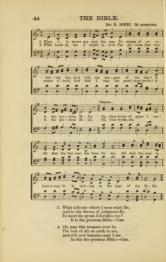Sabbath Carols : A New Collection of Music and Hymns page 43