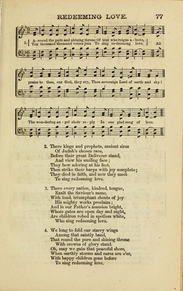 Sabbath Carols : A New Collection of Music and Hymns page 76