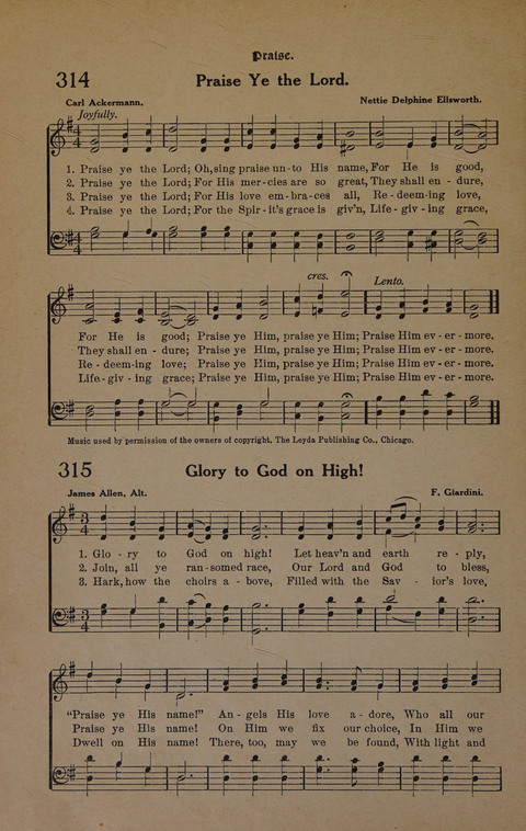 School Carols: A Collection of Hymns for the Sunday Schools page 281