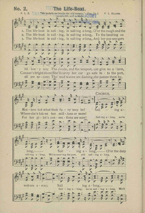 Sacred Chimes: a book of new and old hymns and tunes. For use in church services, revival meetings, Sunday schools, young peoples societies, singing schools and conventions page 2
