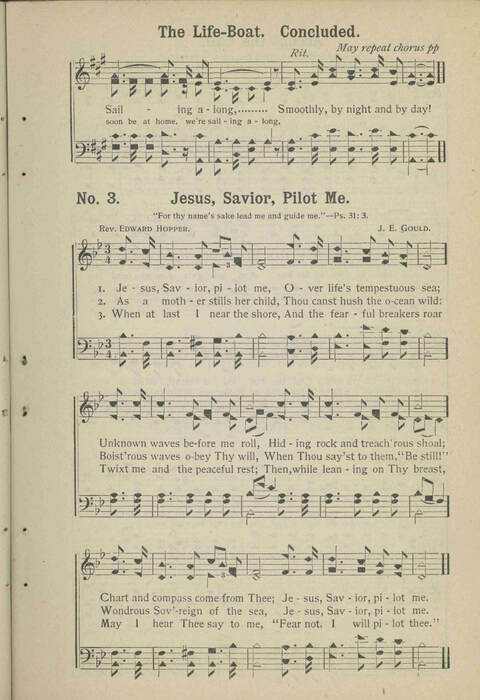 Sacred Chimes: a book of new and old hymns and tunes. For use in church services, revival meetings, Sunday schools, young peoples societies, singing schools and conventions page 3