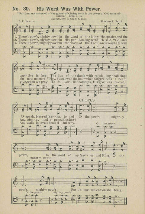 Sacred Chimes: a book of new and old hymns and tunes. For use in church services, revival meetings, Sunday schools, young peoples societies, singing schools and conventions page 32