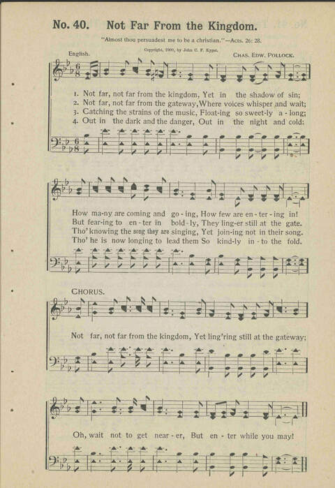 Sacred Chimes: a book of new and old hymns and tunes. For use in church services, revival meetings, Sunday schools, young peoples societies, singing schools and conventions page 33