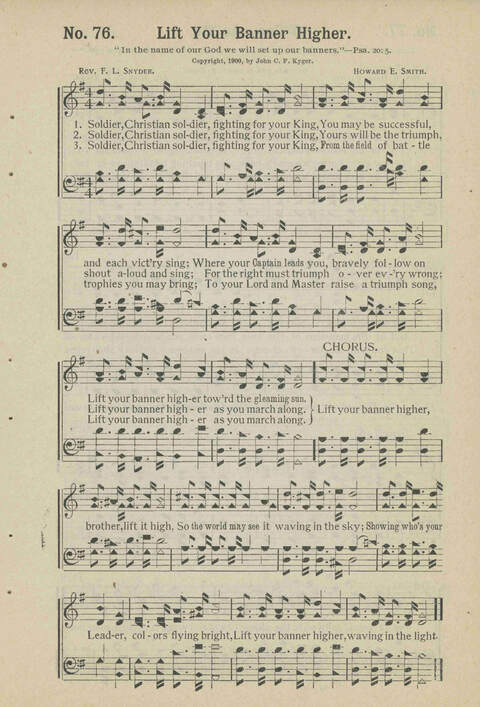 Sacred Chimes: a book of new and old hymns and tunes. For use in church services, revival meetings, Sunday schools, young peoples societies, singing schools and conventions page 69