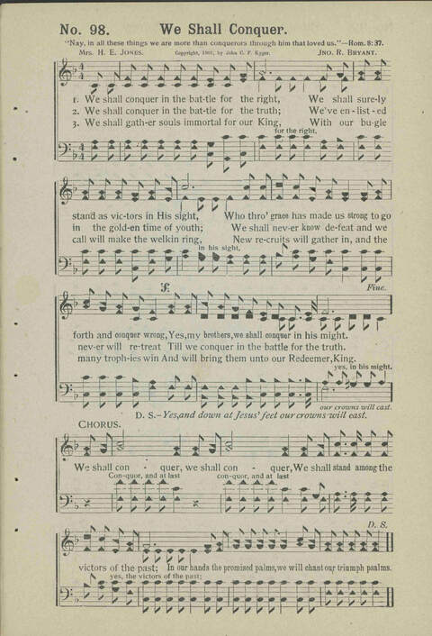 Sacred Chimes: a book of new and old hymns and tunes. For use in church services, revival meetings, Sunday schools, young peoples societies, singing schools and conventions page 89