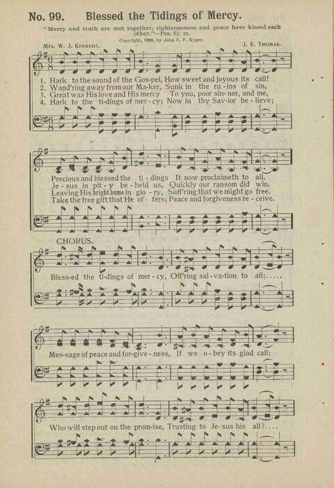 Sacred Chimes: a book of new and old hymns and tunes. For use in church services, revival meetings, Sunday schools, young peoples societies, singing schools and conventions page 90