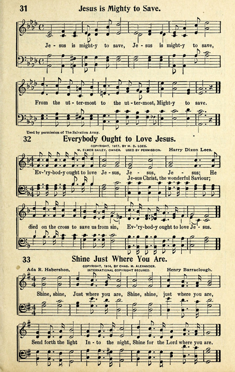 Songs and Choruses for Fishers of Men page 19