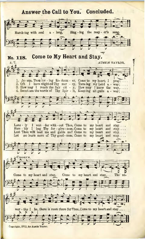 Song Crown: a new compilation of sweet gospel songs page 121