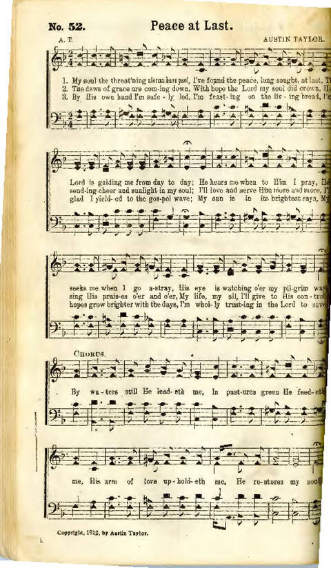 Song Crown: a new compilation of sweet gospel songs page 54