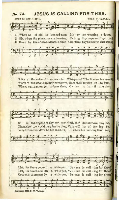 Song Crown: a new compilation of sweet gospel songs page 76