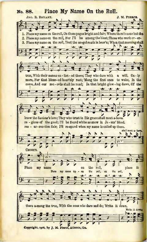 Song Crown: a new compilation of sweet gospel songs page 92