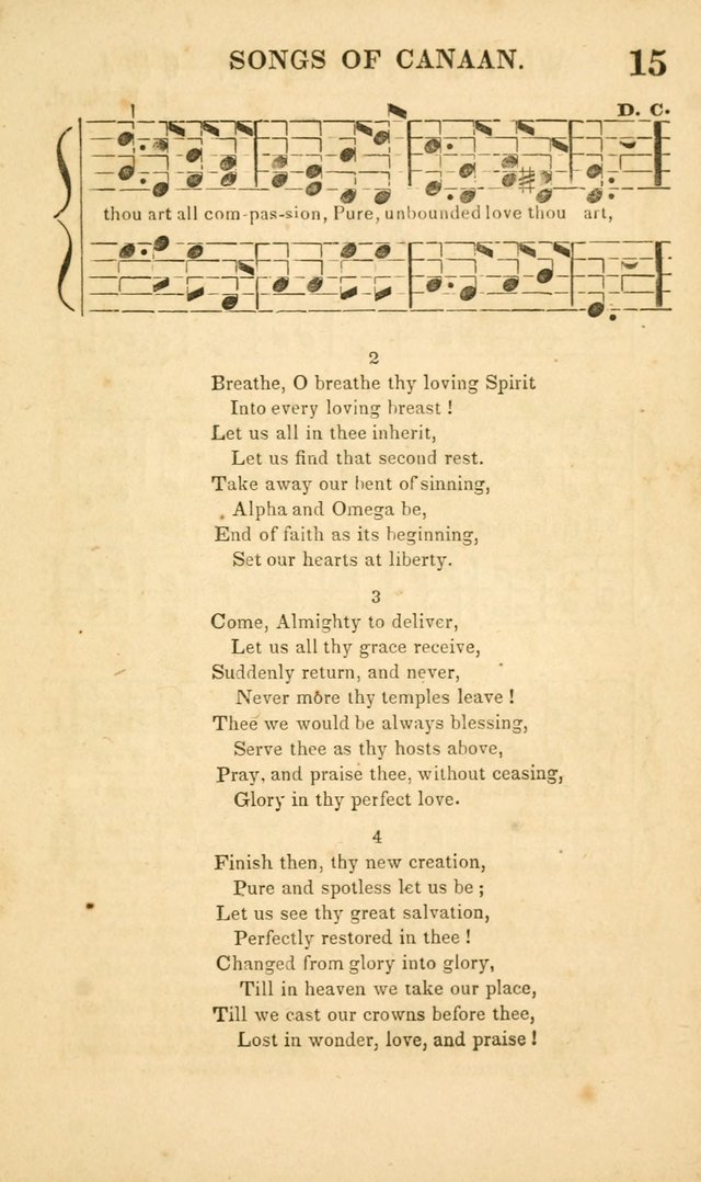 Songs of Canaan, or the Millennial Harmonist: a collection of hymns and tunes designed for social devotion page 20