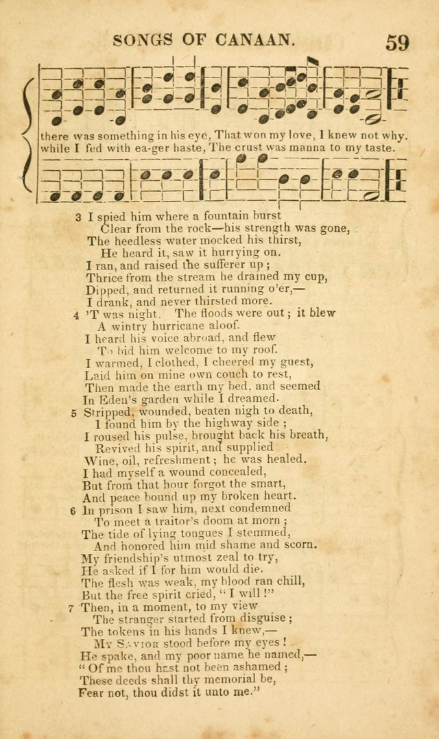 Songs of Canaan, or the Millennial Harmonist: a collection of hymns and tunes designed for social devotion page 64