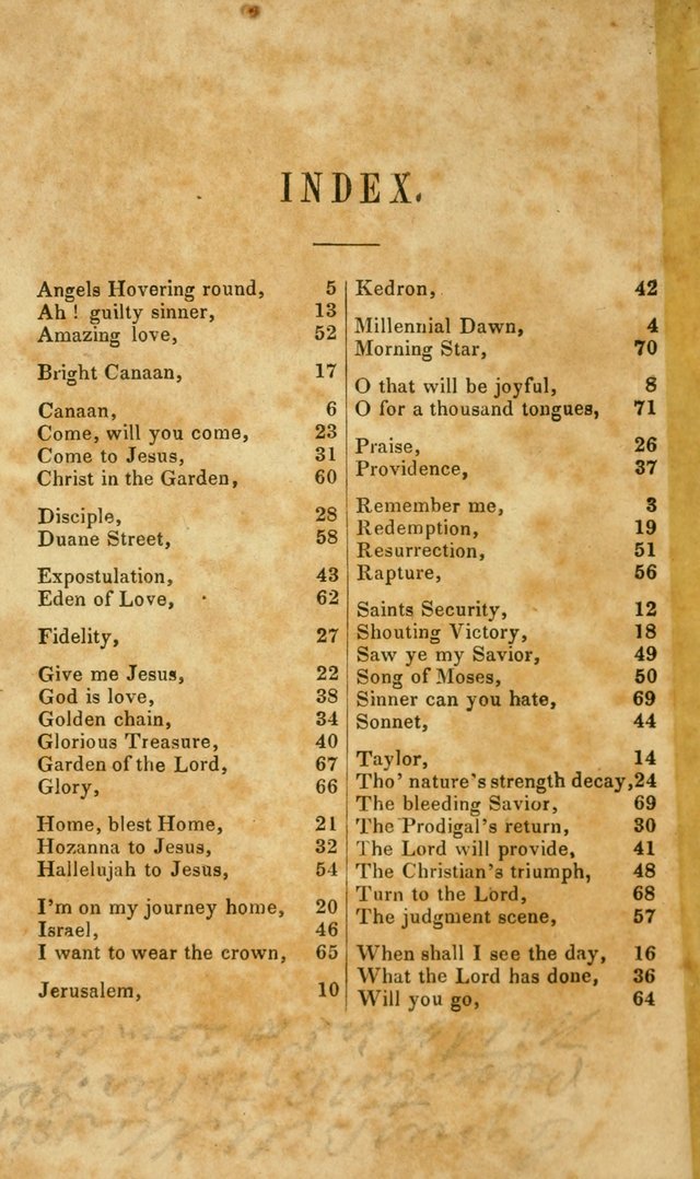 Songs of Canaan, or the Millennial Harmonist: a collection of hymns and tunes designed for social devotion page 77