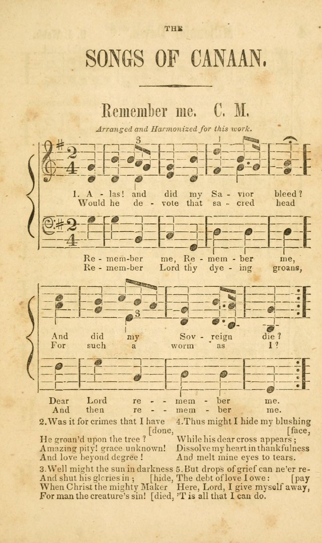Songs of Canaan, or the Millennial Harmonist: a collection of hymns and tunes designed for social devotion page 8