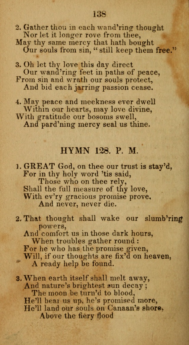 Social and Camp-meeting Songs, for the Pious (9th ed. enl.) page 138