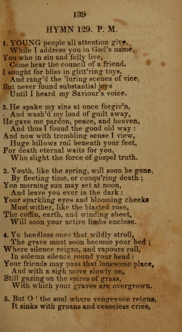 Social and Camp-meeting Songs, for the Pious (9th ed. enl.) page 139