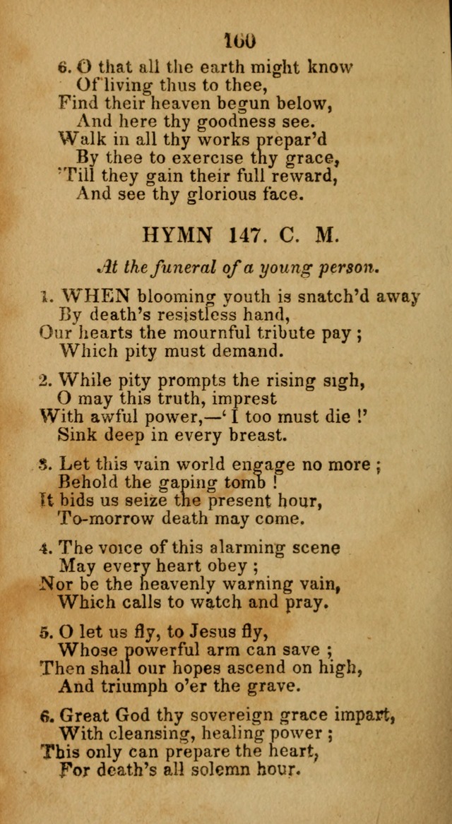 Social and Camp-meeting Songs, for the Pious (9th ed. enl.) page 160