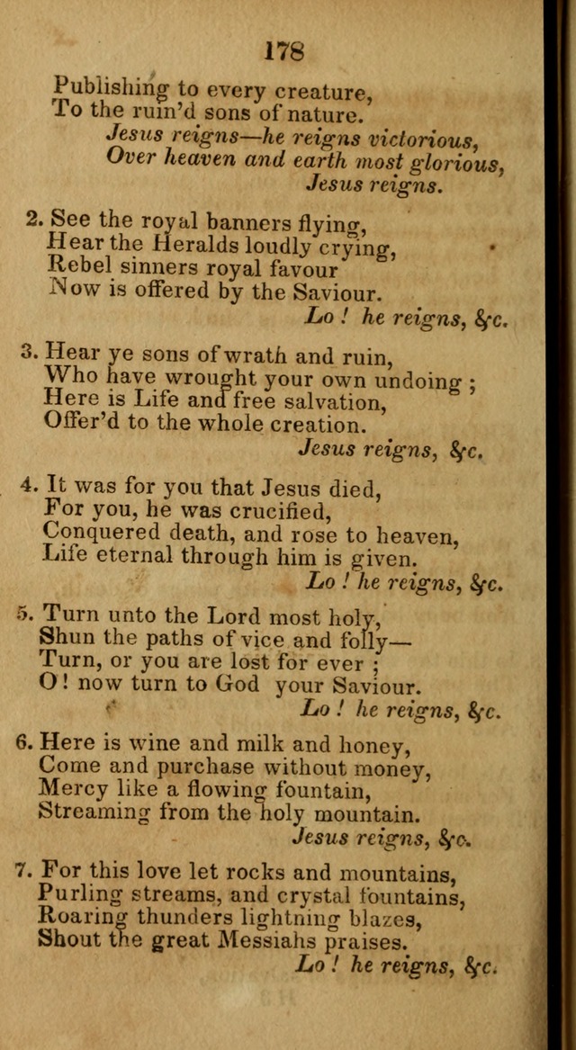 Social and Camp-meeting Songs, for the Pious (9th ed. enl.) page 178