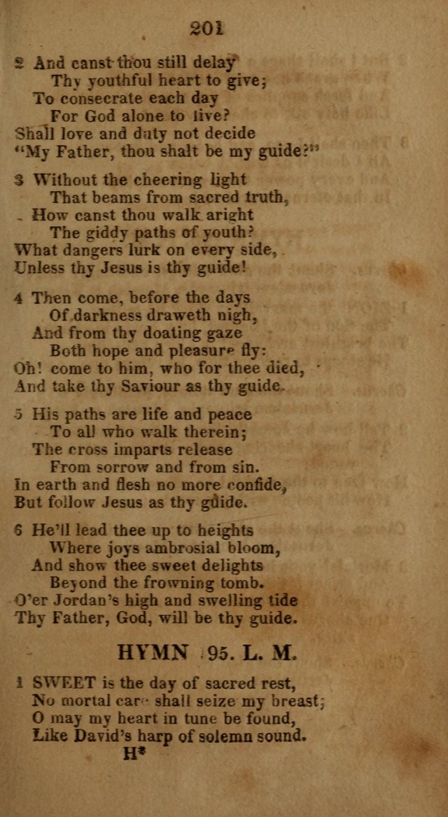 Social and Camp-meeting Songs, for the Pious (9th ed. enl.) page 201