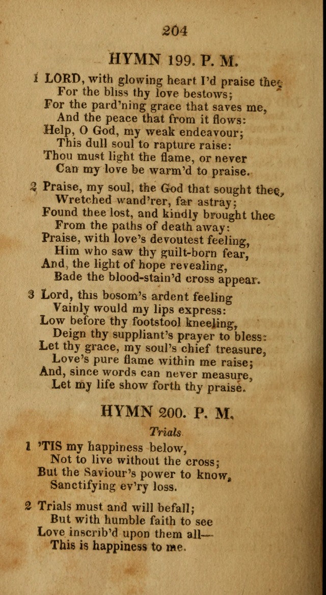 Social and Camp-meeting Songs, for the Pious (9th ed. enl.) page 204