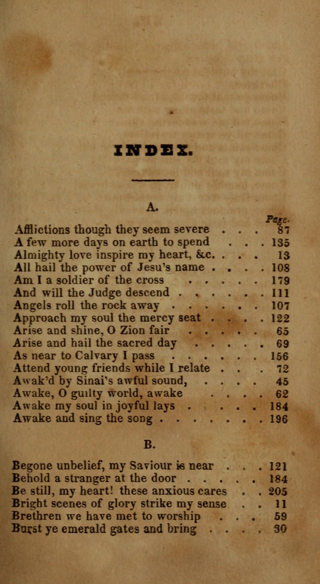 Social and Camp-meeting Songs, for the Pious (9th ed. enl.) page 209