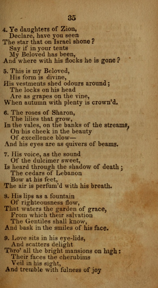 Social and Camp-meeting Songs, for the Pious (9th ed. enl.) page 35