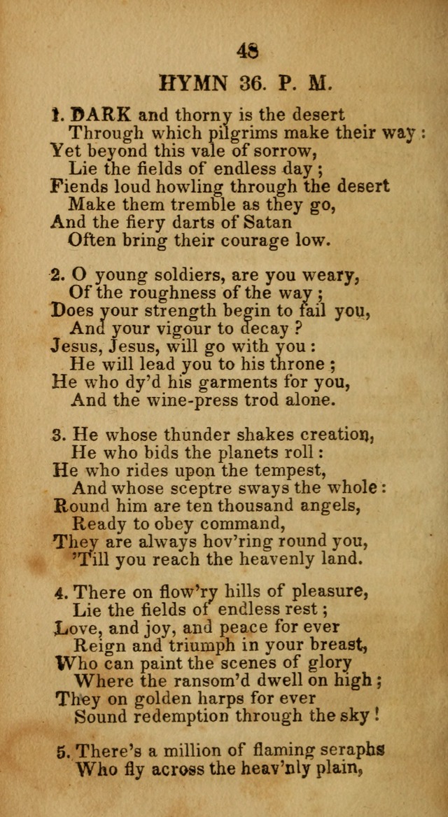 Social and Camp-meeting Songs, for the Pious (9th ed. enl.) page 48