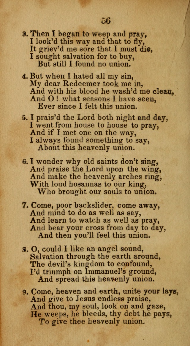 Social and Camp-meeting Songs, for the Pious (9th ed. enl.) page 56