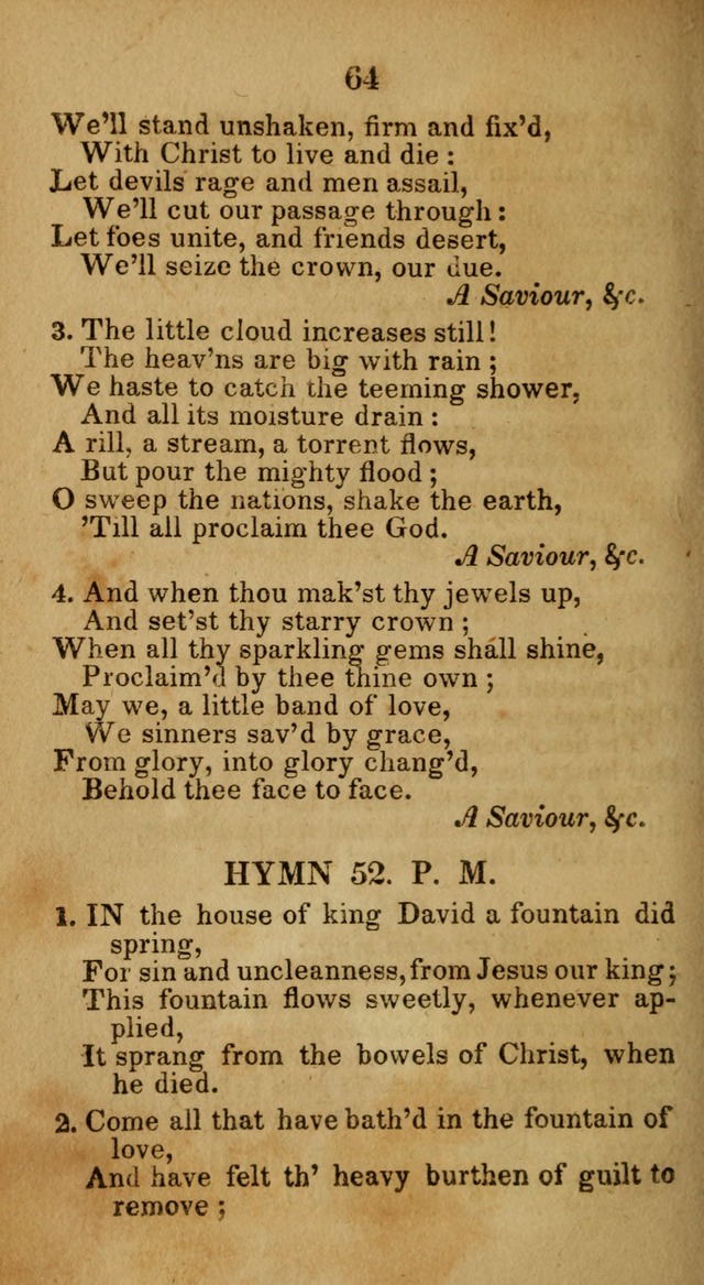 Social and Camp-meeting Songs, for the Pious (9th ed. enl.) page 64
