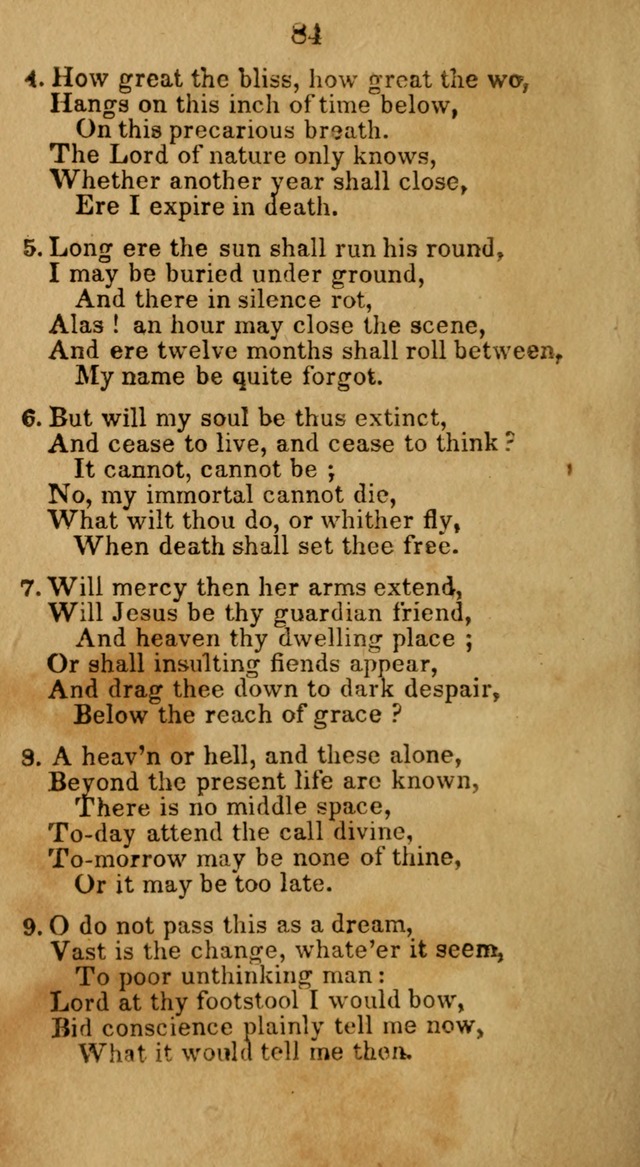 Social and Camp-meeting Songs, for the Pious (9th ed. enl.) page 84