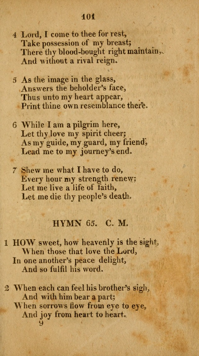 Social and Campmeeting Songs For the Pious (4th ed.) page 101