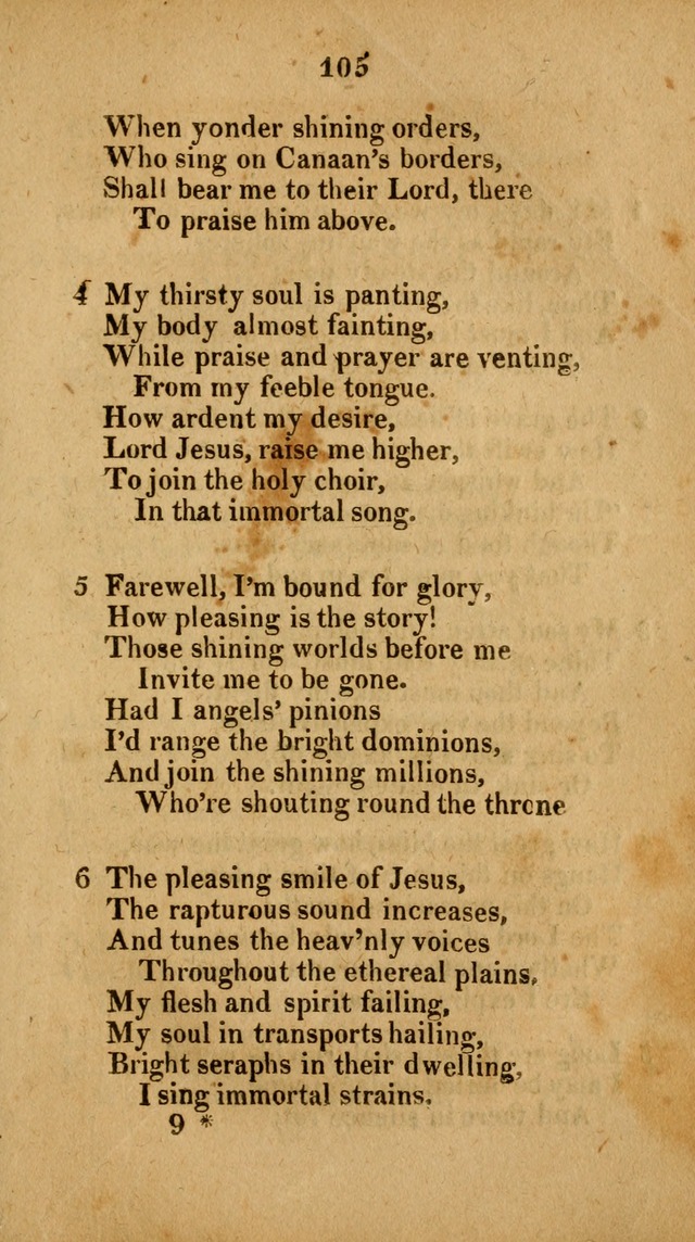 Social and Campmeeting Songs For the Pious (4th ed.) page 105
