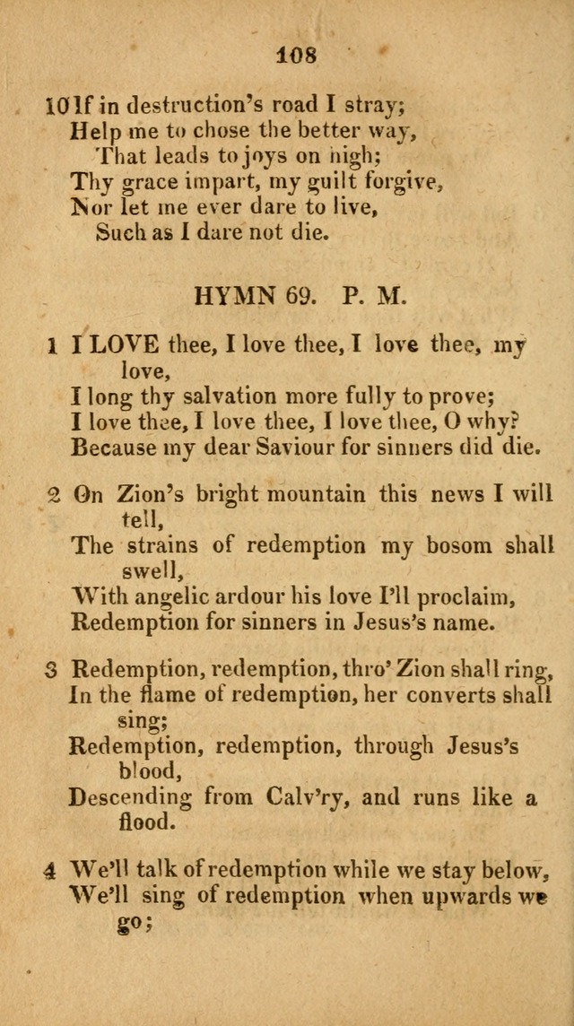 Social and Campmeeting Songs For the Pious (4th ed.) page 108