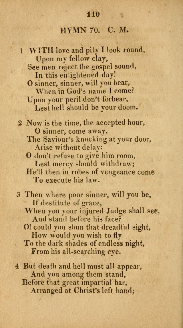 Social and Campmeeting Songs For the Pious (4th ed.) page 110