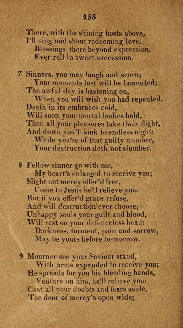 Social and Campmeeting Songs For the Pious (4th ed.) page 158