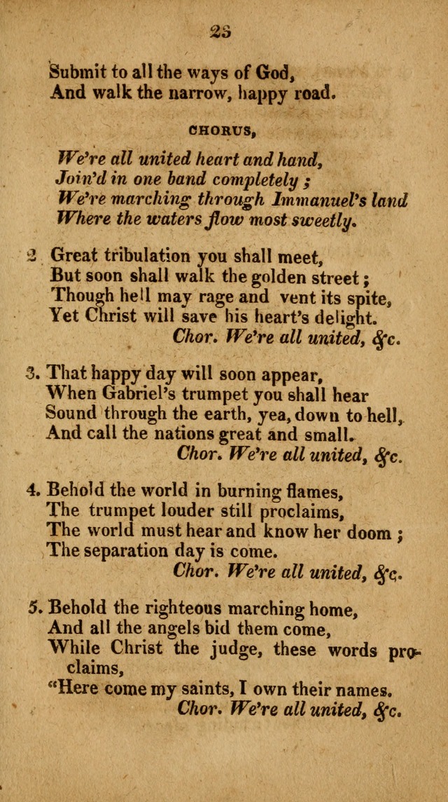 Social and Campmeeting Songs For the Pious (4th ed.) page 23
