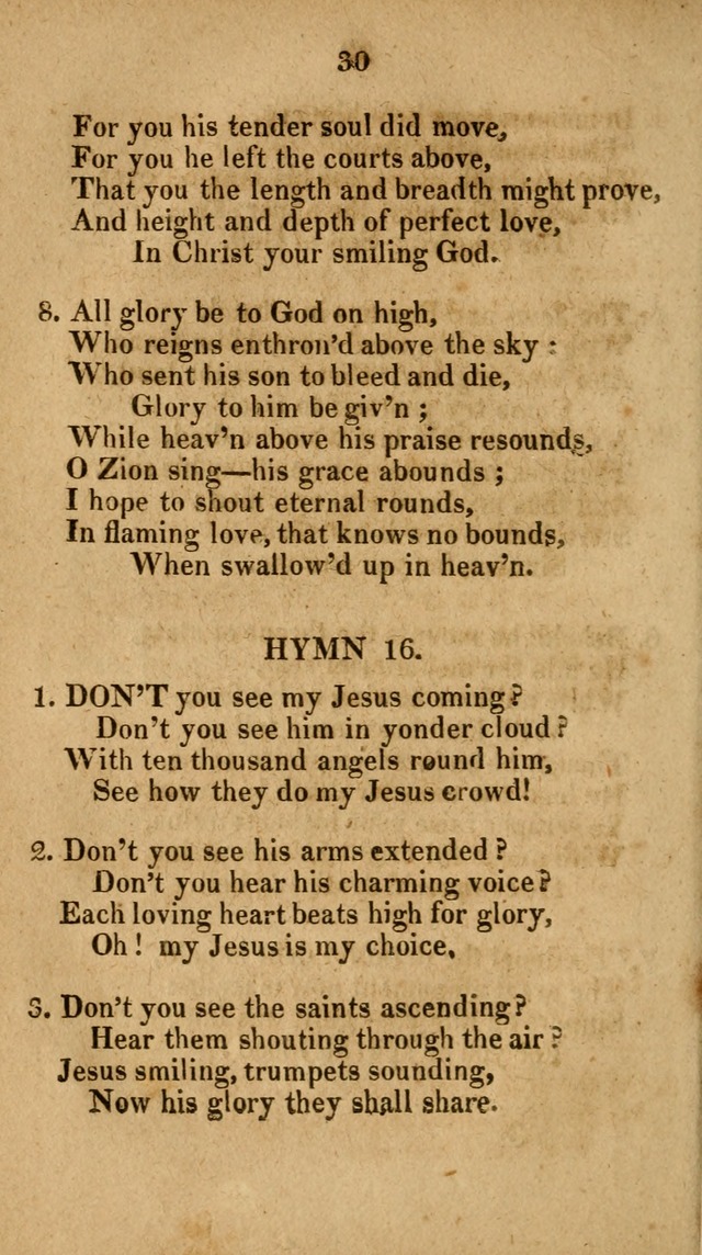Social and Campmeeting Songs For the Pious (4th ed.) page 30