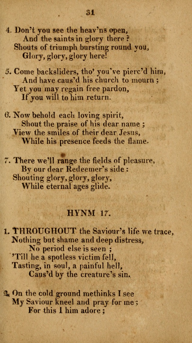 Social and Campmeeting Songs For the Pious (4th ed.) page 31