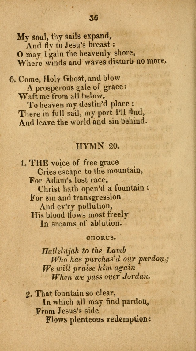 Social and Campmeeting Songs For the Pious (4th ed.) page 36
