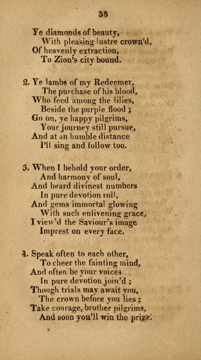 Social and Campmeeting Songs For the Pious (4th ed.) page 38